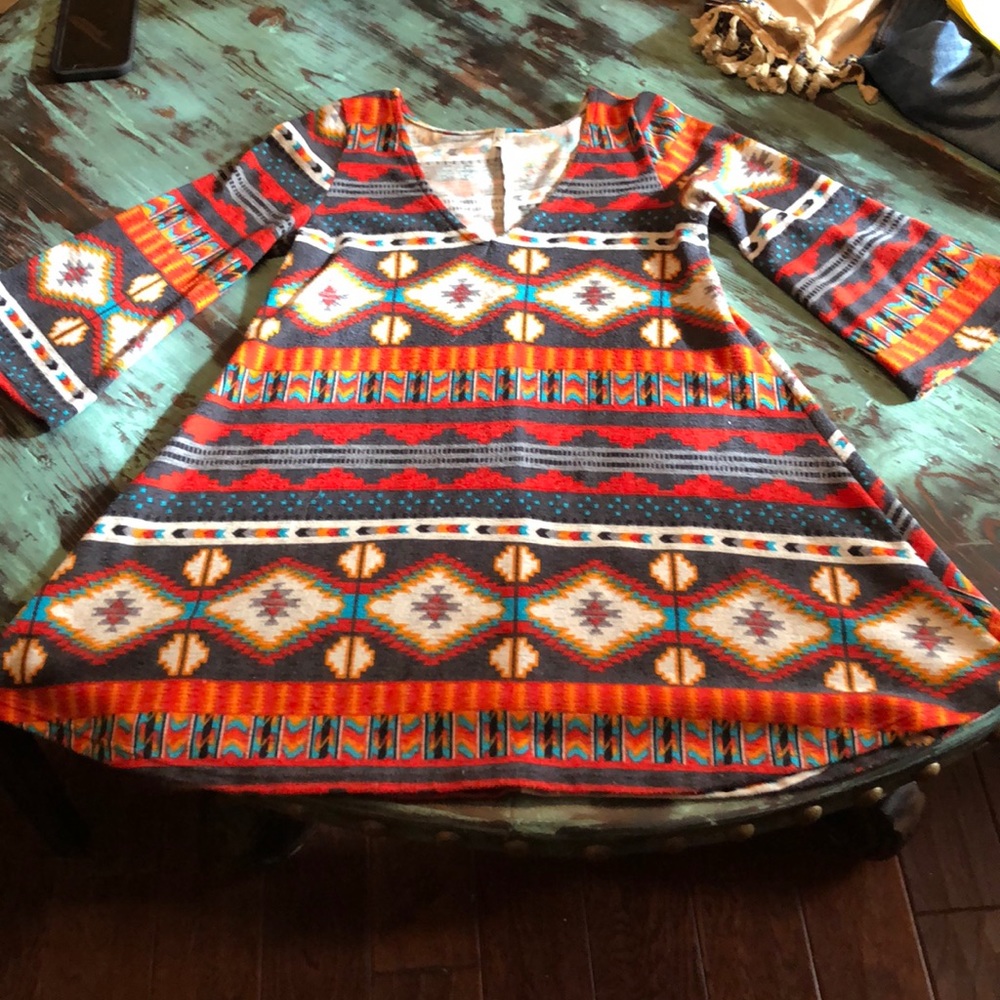 Western print shirt